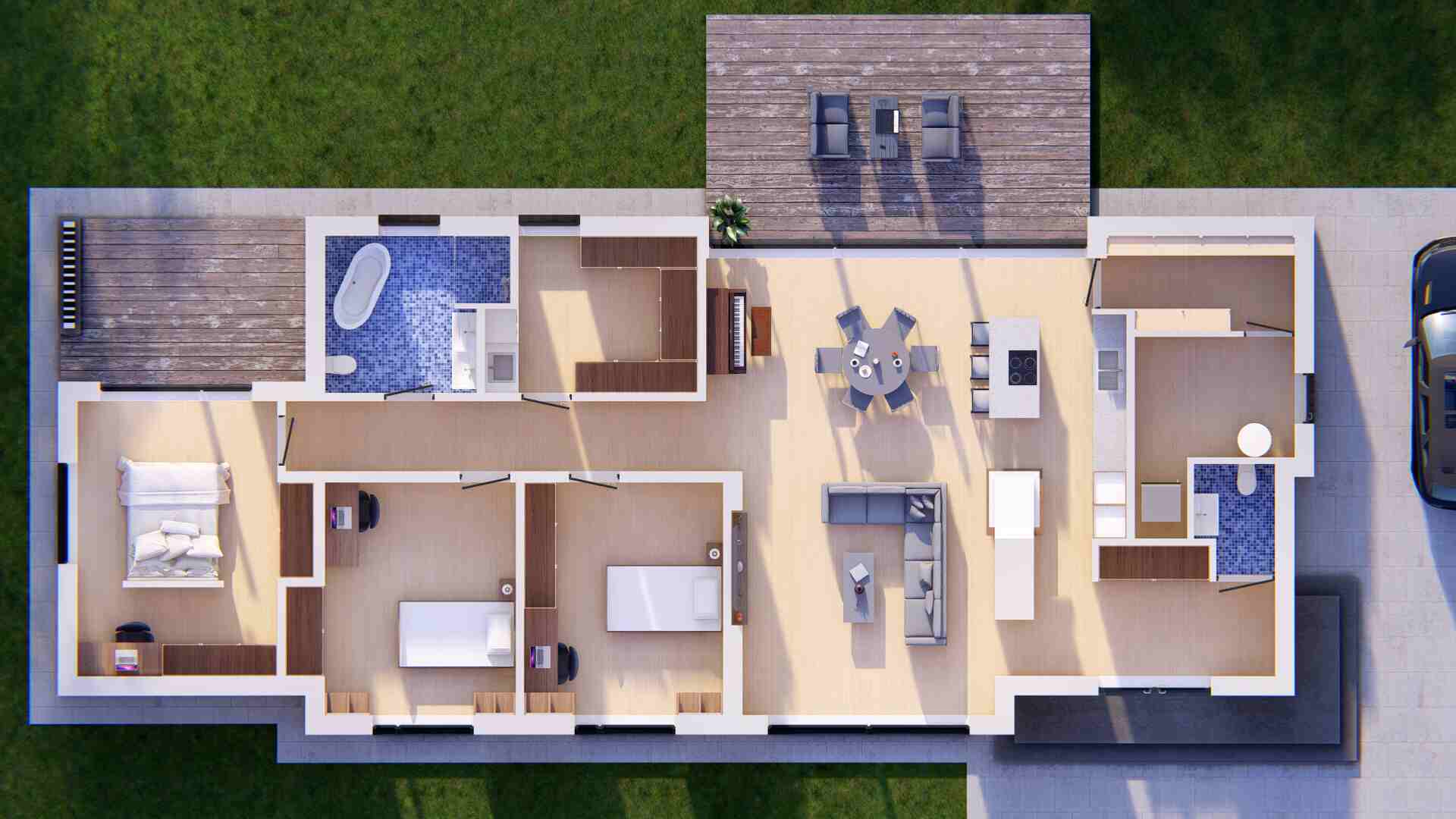 House E4 floor plan