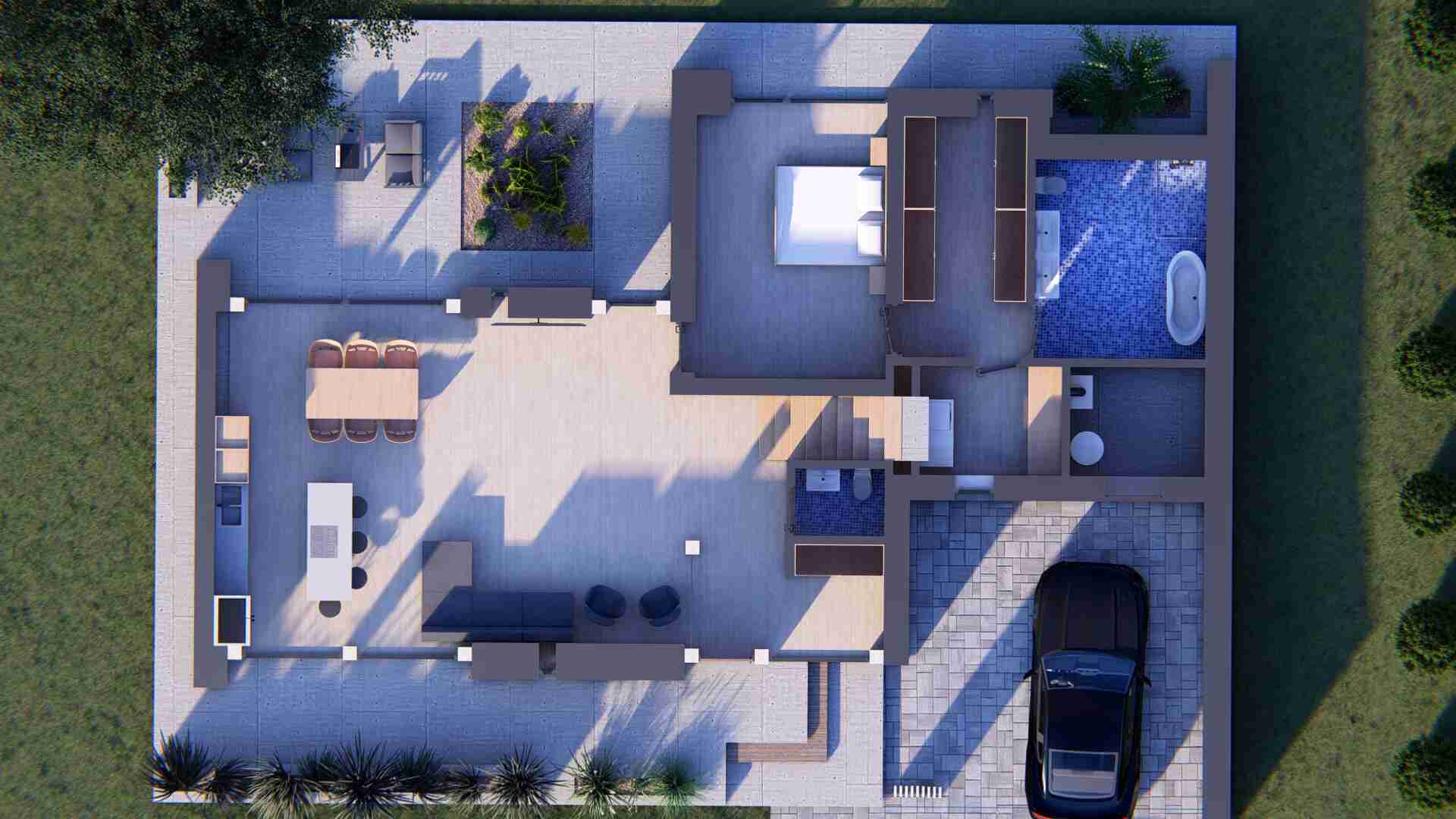 House E3 ground floor plan