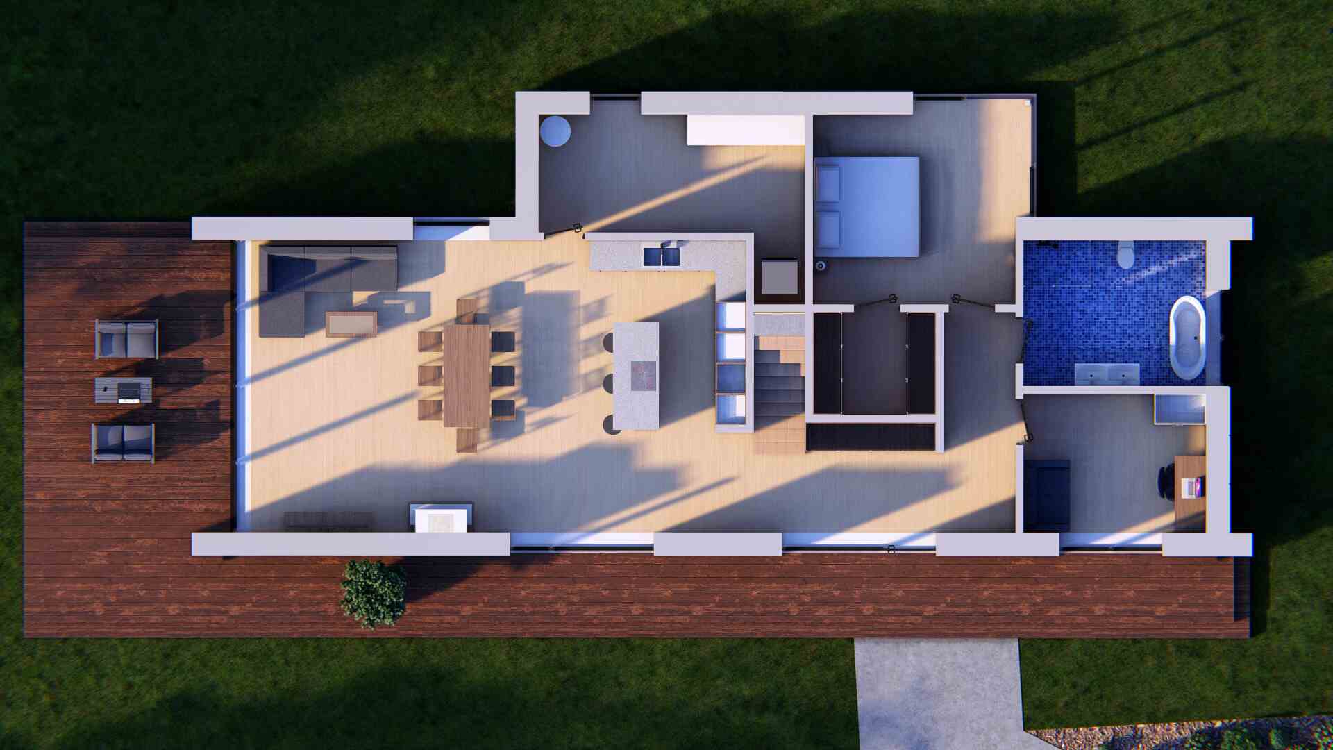 House E2 ground floor plan
