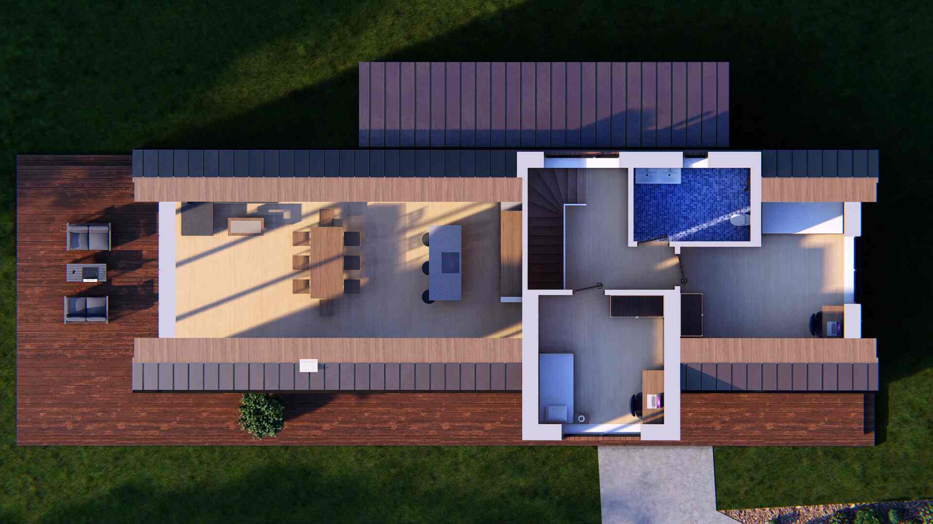 House E2 upper floor plan