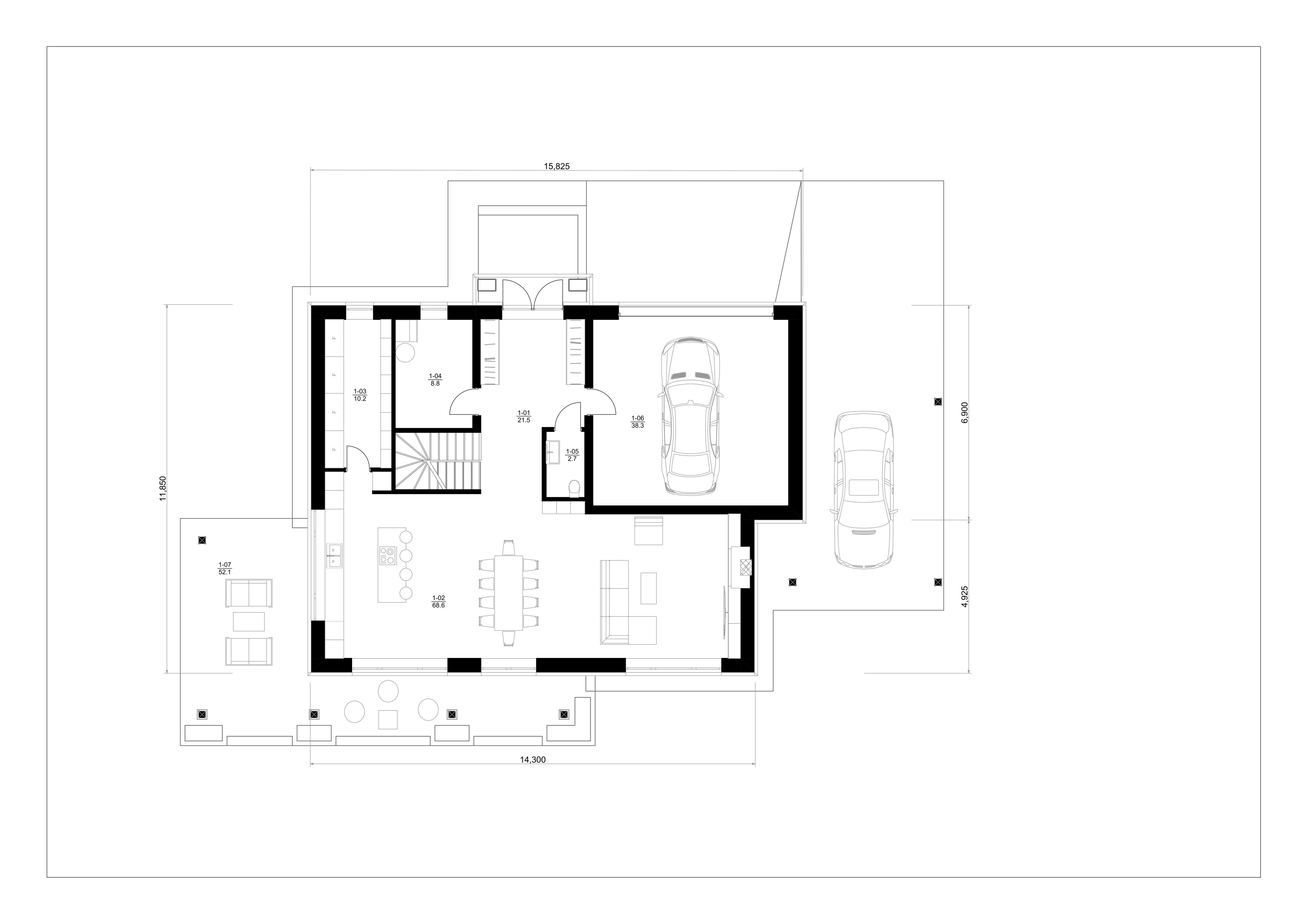 E5 ground floor plan